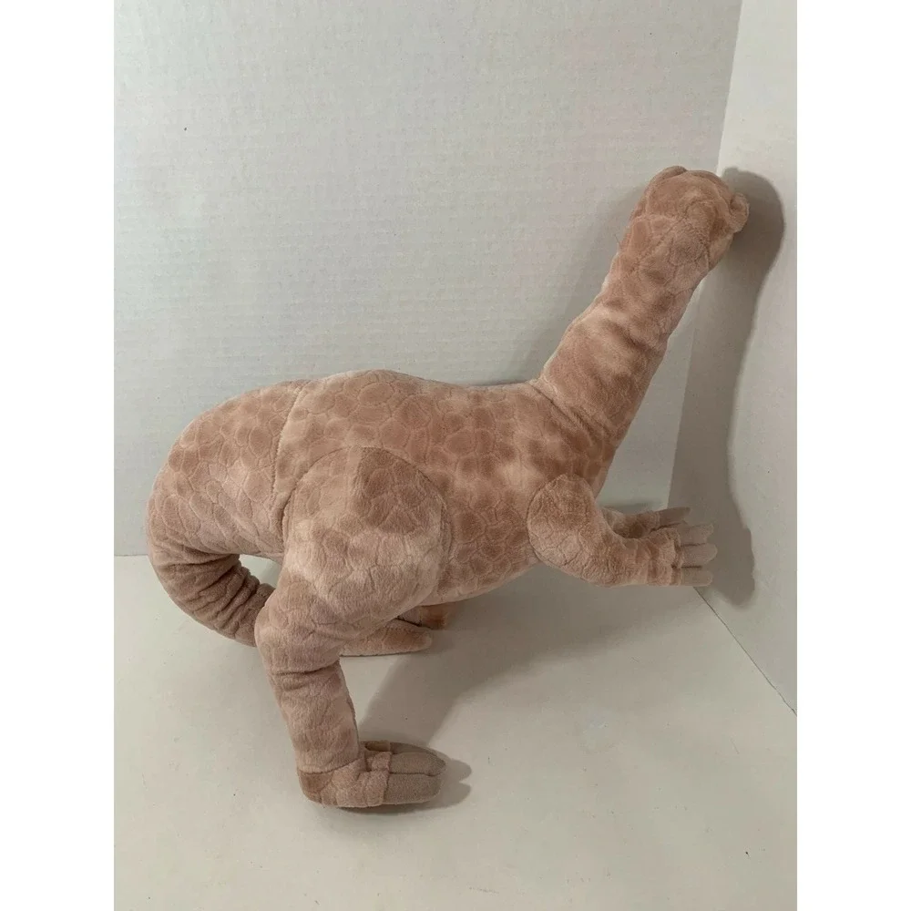 Applause Dinosaur Plush large tan brown‎ beige stuffed animal long neck textured